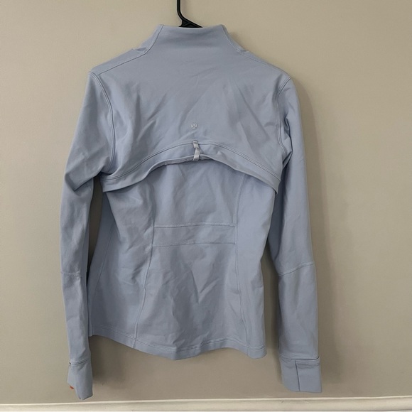 Lululemon athletica W4AWK define jacket light baby blue full zip athletic Sz 12 - Picture 8 of 12